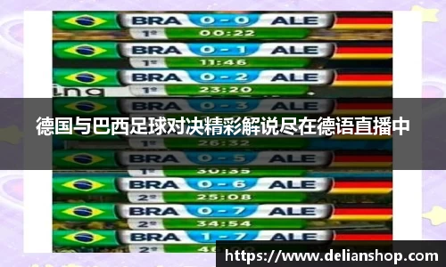 德国与巴西足球对决精彩解说尽在德语直播中